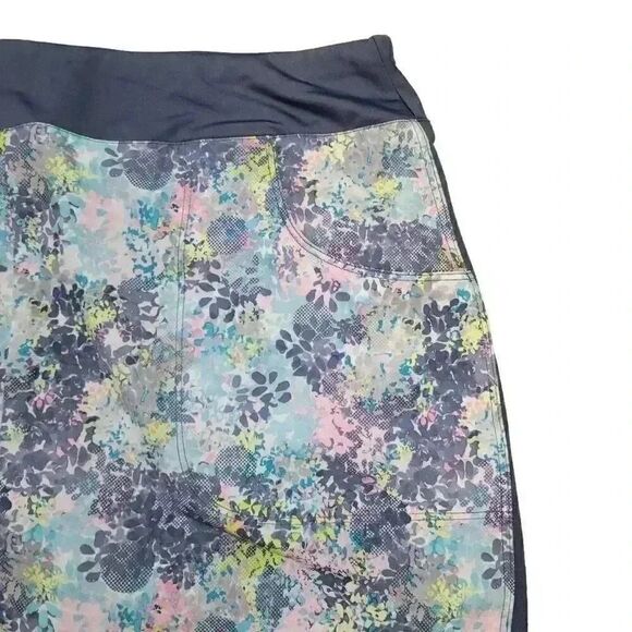 Tee Time Women's Gray Blue White Poly/Spandex Spring Morning Golf Tennis Skirt S - Picture 4 of 13